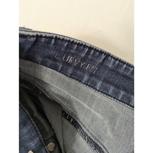 Women's Ann Taylor Curvy Fit Dark Washed Jeans Size 4 - Picture 7 of 8